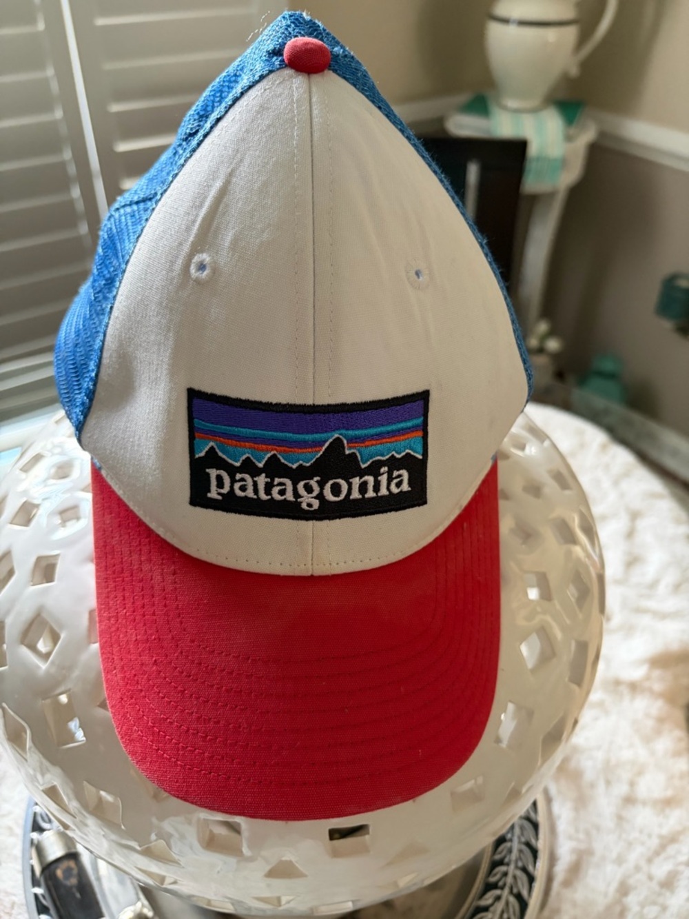 Patagonia Two-Tone Cap with Multicolor Mountain Patch